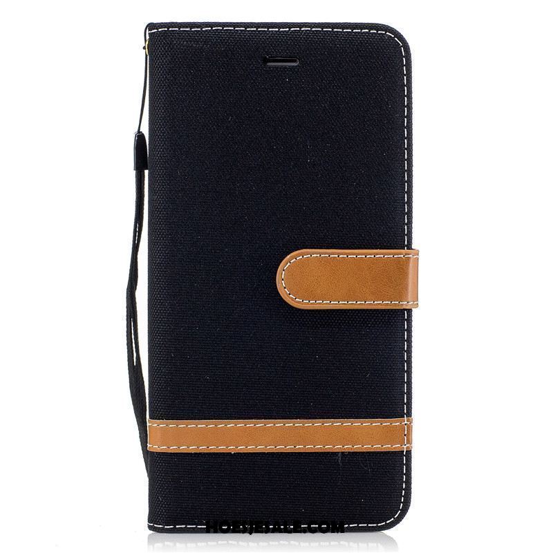 Xiaomi Mi 8 Lite Hoesje All Inclusive Blauw Hanger Leren Etui Anti-fall Online