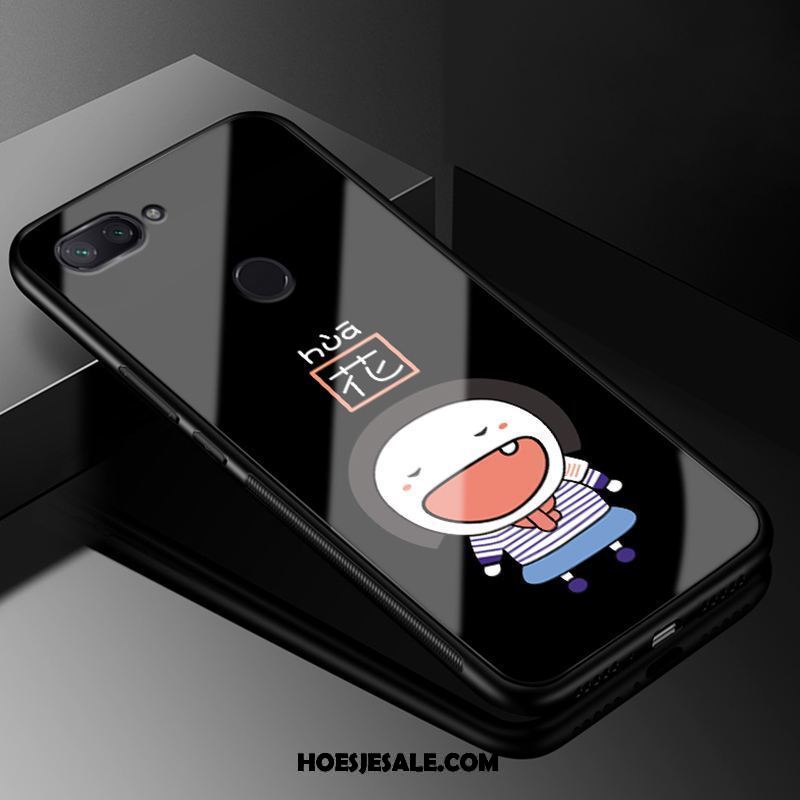 Xiaomi Mi 8 Lite Hoesje Anti-fall Mobiele Telefoon Mini Chinese Stijl Blauw Winkel