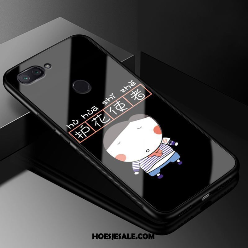Xiaomi Mi 8 Lite Hoesje Anti-fall Mobiele Telefoon Mini Chinese Stijl Blauw Winkel