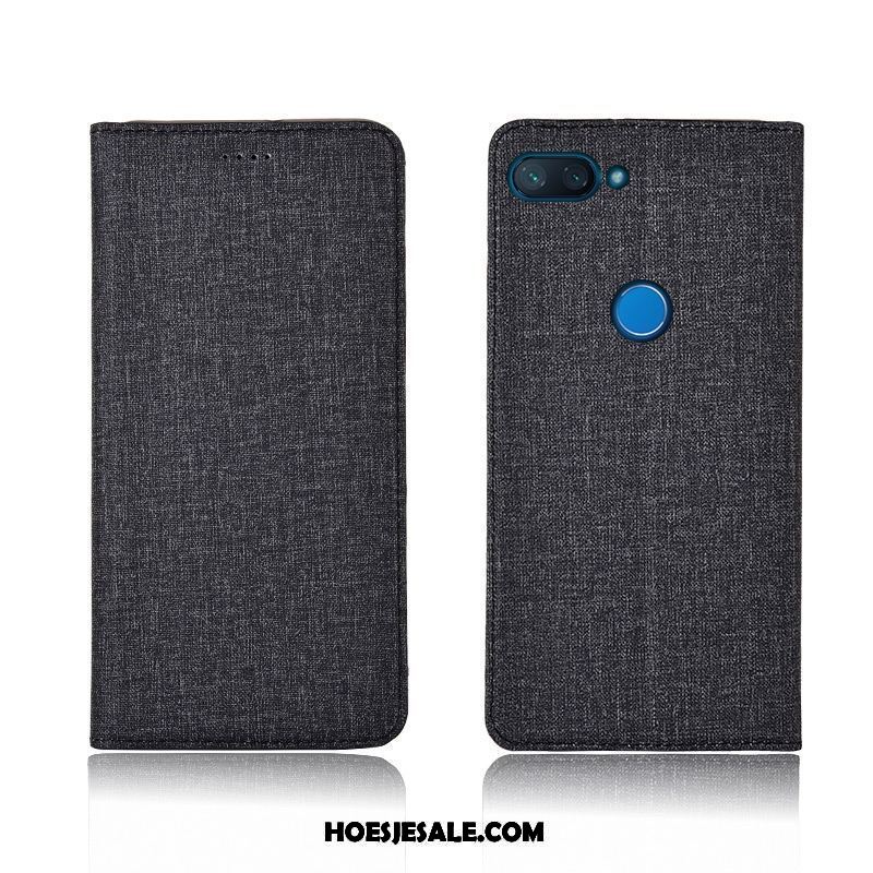 Xiaomi Mi 8 Lite Hoesje Clamshell Blauw Hoes Anti-fall Jeugd Korting