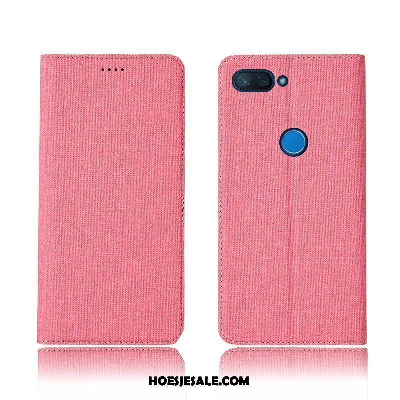 Xiaomi Mi 8 Lite Hoesje Clamshell Blauw Hoes Anti-fall Jeugd Korting