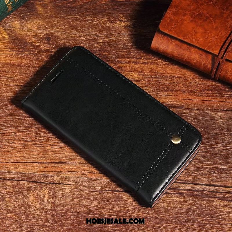 Xiaomi Mi 8 Lite Hoesje Hoes Folio Anti-fall Bescherming Echt Leer Korting