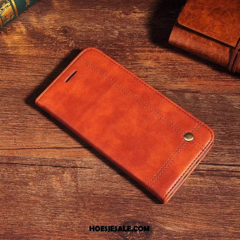 Xiaomi Mi 8 Lite Hoesje Hoes Folio Anti-fall Bescherming Echt Leer Korting