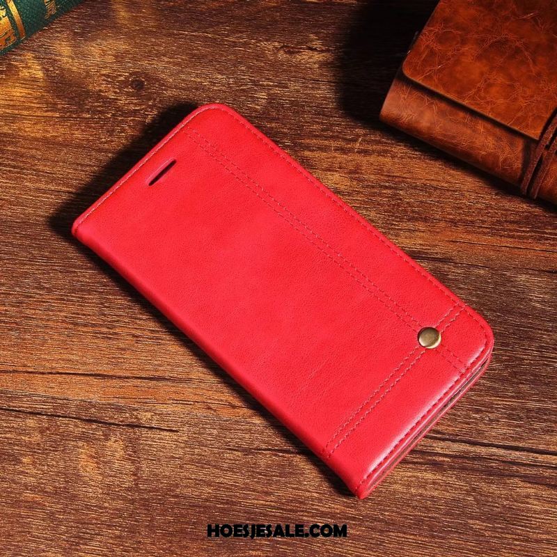 Xiaomi Mi 8 Lite Hoesje Hoes Folio Anti-fall Bescherming Echt Leer Korting