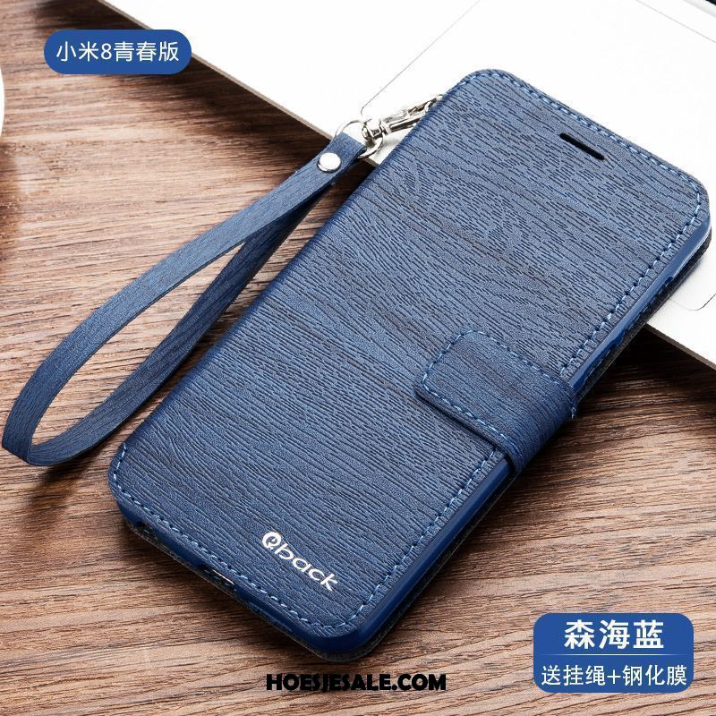 Xiaomi Mi 8 Lite Hoesje Leren Etui Jeugd Mini Anti-fall Hoes Korting