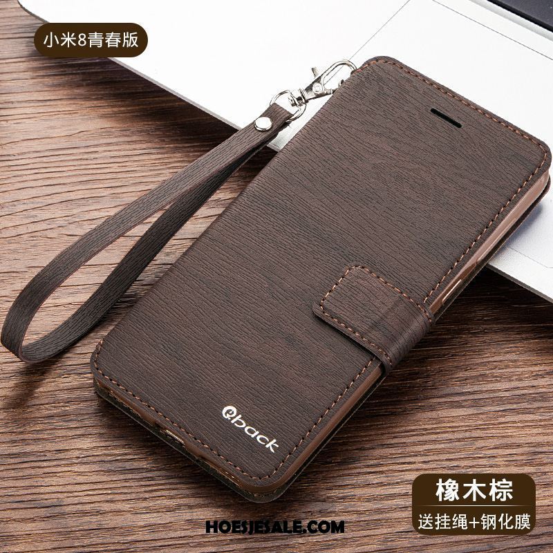 Xiaomi Mi 8 Lite Hoesje Leren Etui Jeugd Mini Anti-fall Hoes Korting