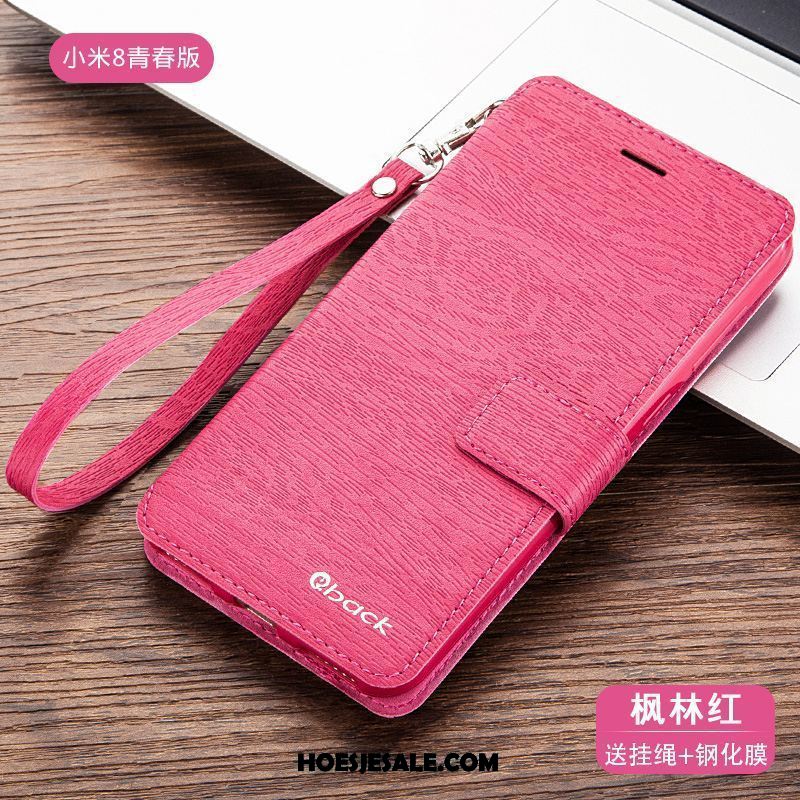 Xiaomi Mi 8 Lite Hoesje Leren Etui Jeugd Mini Anti-fall Hoes Korting