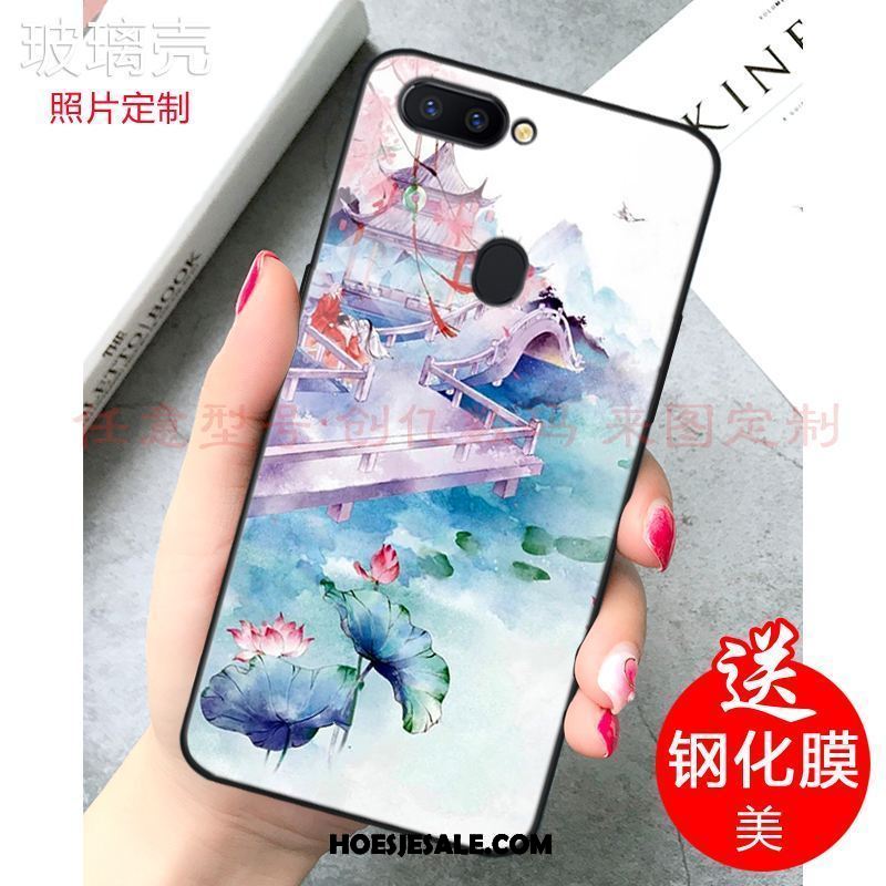 Xiaomi Mi 8 Lite Hoesje Mobiele Telefoon Glas Blauw Pas Mini Goedkoop