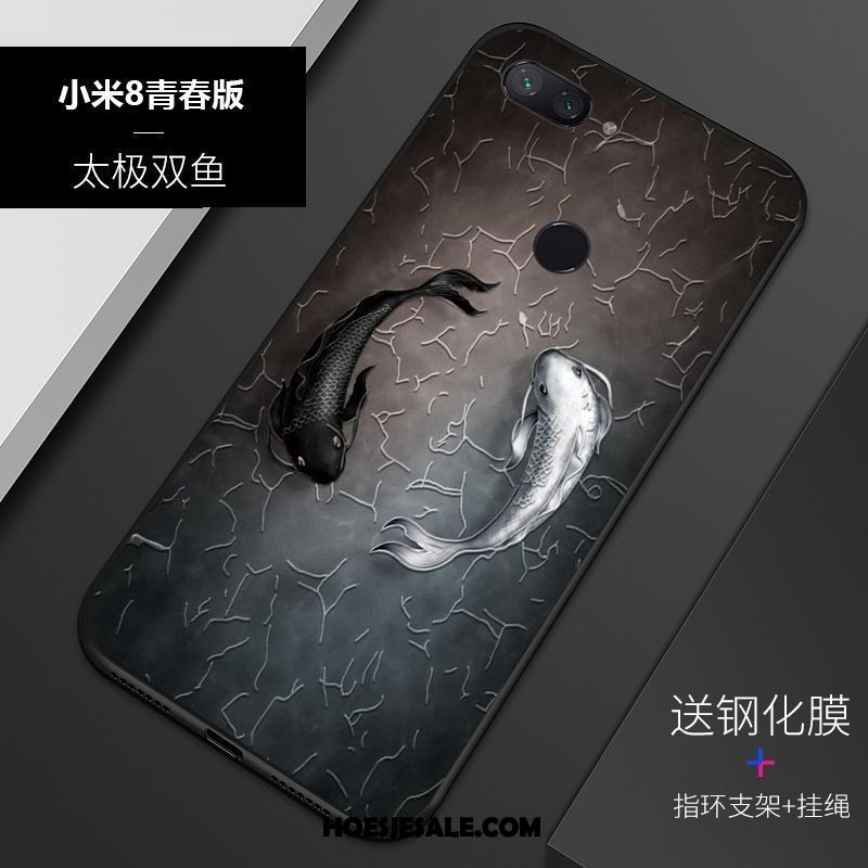 Xiaomi Mi 8 Lite Hoesje Pas Hoes Jeugd Anti-fall Reliëf Sale