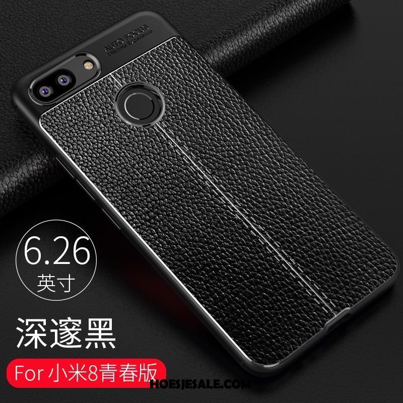 Xiaomi Mi 8 Lite Hoesje Persoonlijk Hoes Blauw Scheppend Anti-fall Goedkoop