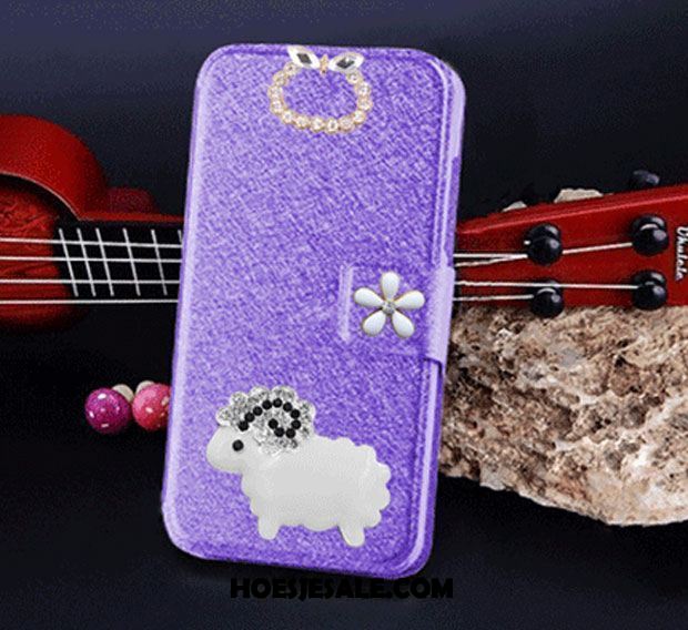 Xiaomi Mi 8 Lite Hoesje Purper Leren Etui Mobiele Telefoon Hoes Bescherming Winkel