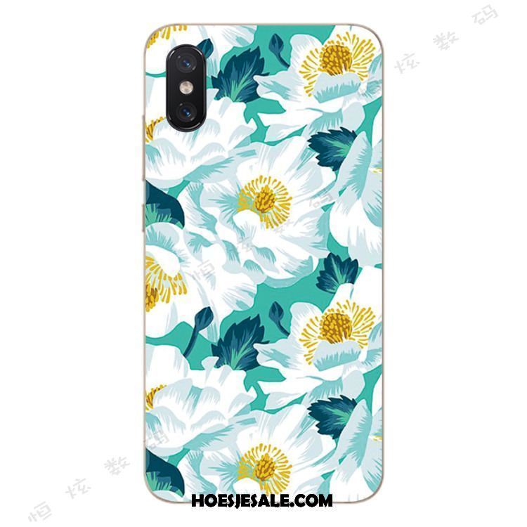 Xiaomi Mi 8 Pro Hoesje All Inclusive Anti-fall Patroon Bloemen Roze Sale