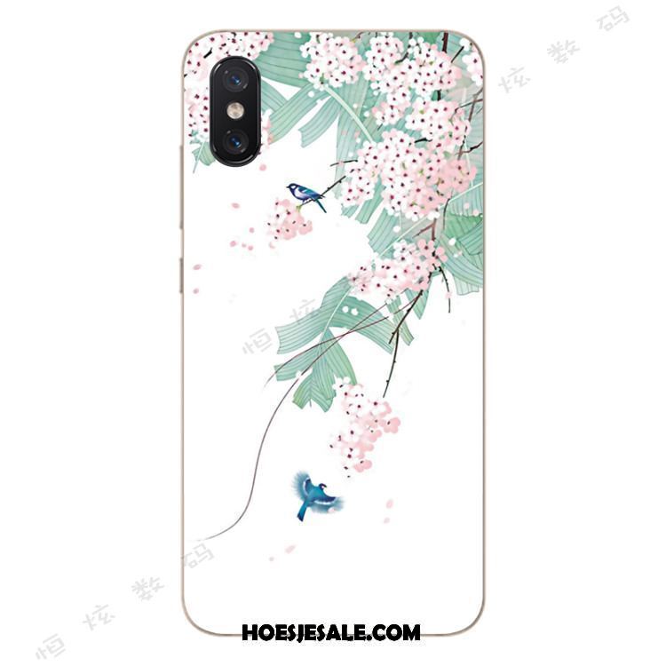 Xiaomi Mi 8 Pro Hoesje All Inclusive Anti-fall Patroon Bloemen Roze Sale