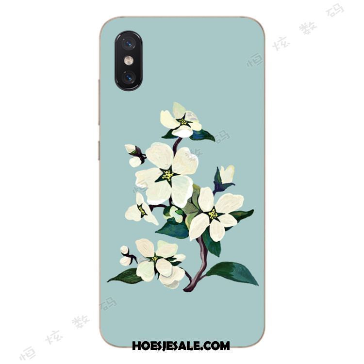 Xiaomi Mi 8 Pro Hoesje All Inclusive Anti-fall Patroon Bloemen Roze Sale