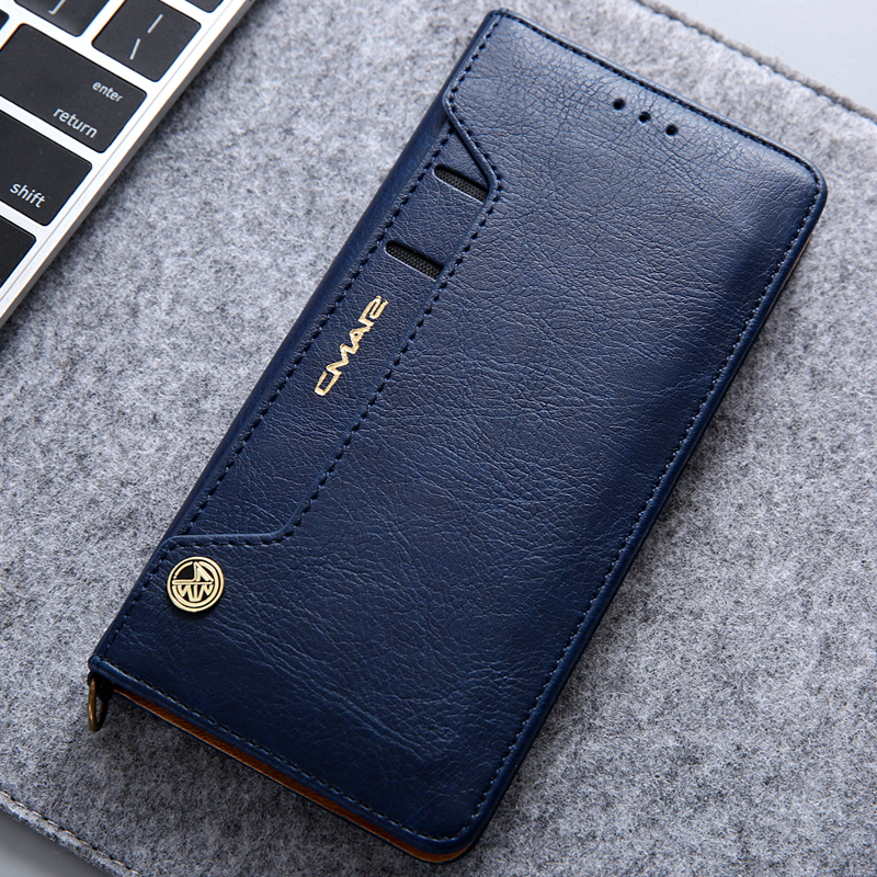 Xiaomi Mi 8 Pro Hoesje All Inclusive Leren Etui Echt Leer Anti-fall Hoes Kopen