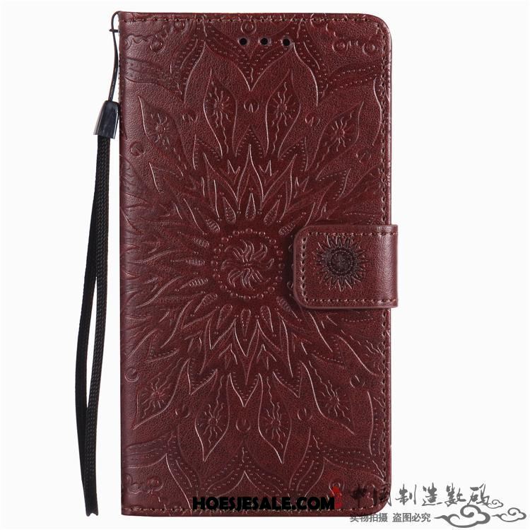 Xiaomi Mi 8 Pro Hoesje Blauw Leren Etui Mobiele Telefoon Folio Bescherming Online