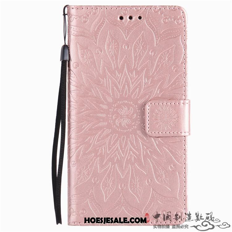 Xiaomi Mi 8 Pro Hoesje Blauw Leren Etui Mobiele Telefoon Folio Bescherming Online