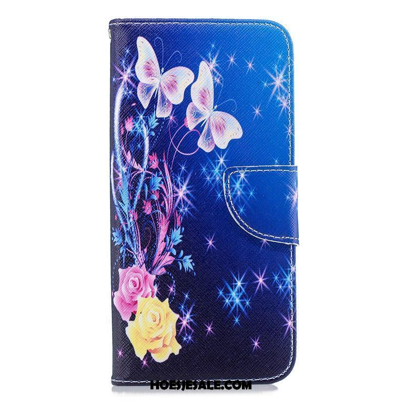 Xiaomi Mi 8 Pro Hoesje Folio Mooie Blauw Hoes Persoonlijk Sale