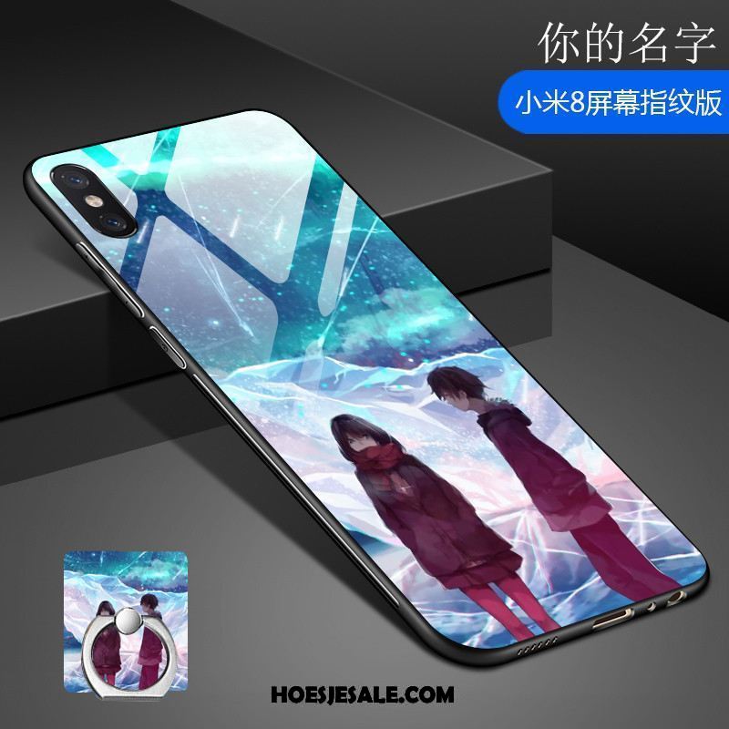 Xiaomi Mi 8 Pro Hoesje Gehard Glas Zacht Patroon Mobiele Telefoon Mini Kopen