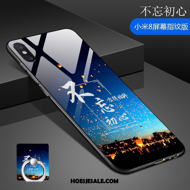 Xiaomi Mi 8 Pro Hoesje Gehard Glas Zacht Patroon Mobiele Telefoon Mini Kopen