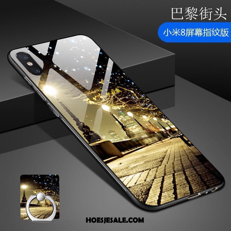 Xiaomi Mi 8 Pro Hoesje Gehard Glas Zacht Patroon Mobiele Telefoon Mini Kopen