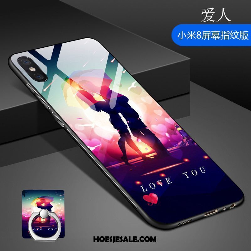 Xiaomi Mi 8 Pro Hoesje Gehard Glas Zacht Patroon Mobiele Telefoon Mini Kopen