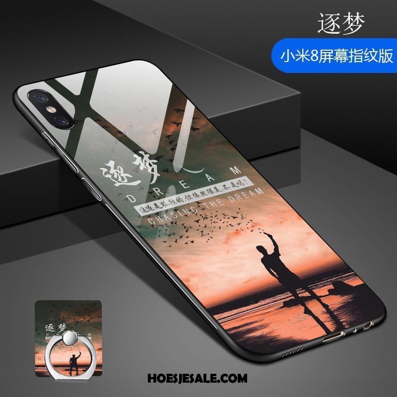 Xiaomi Mi 8 Pro Hoesje Gehard Glas Zacht Patroon Mobiele Telefoon Mini Kopen