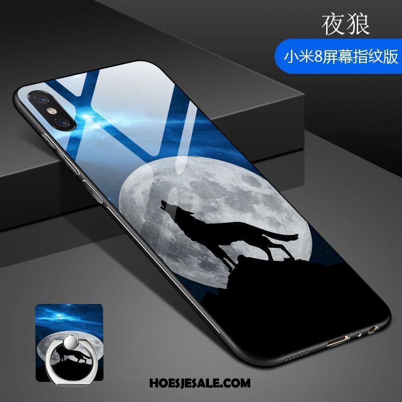 Xiaomi Mi 8 Pro Hoesje Gehard Glas Zacht Patroon Mobiele Telefoon Mini Kopen