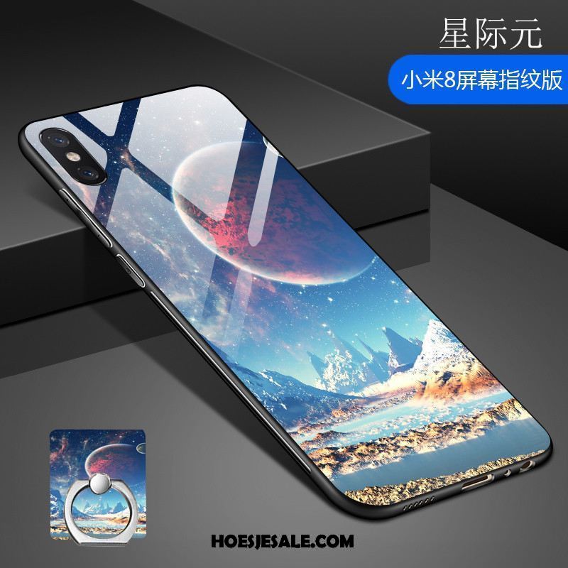 Xiaomi Mi 8 Pro Hoesje Gehard Glas Zacht Patroon Mobiele Telefoon Mini Kopen