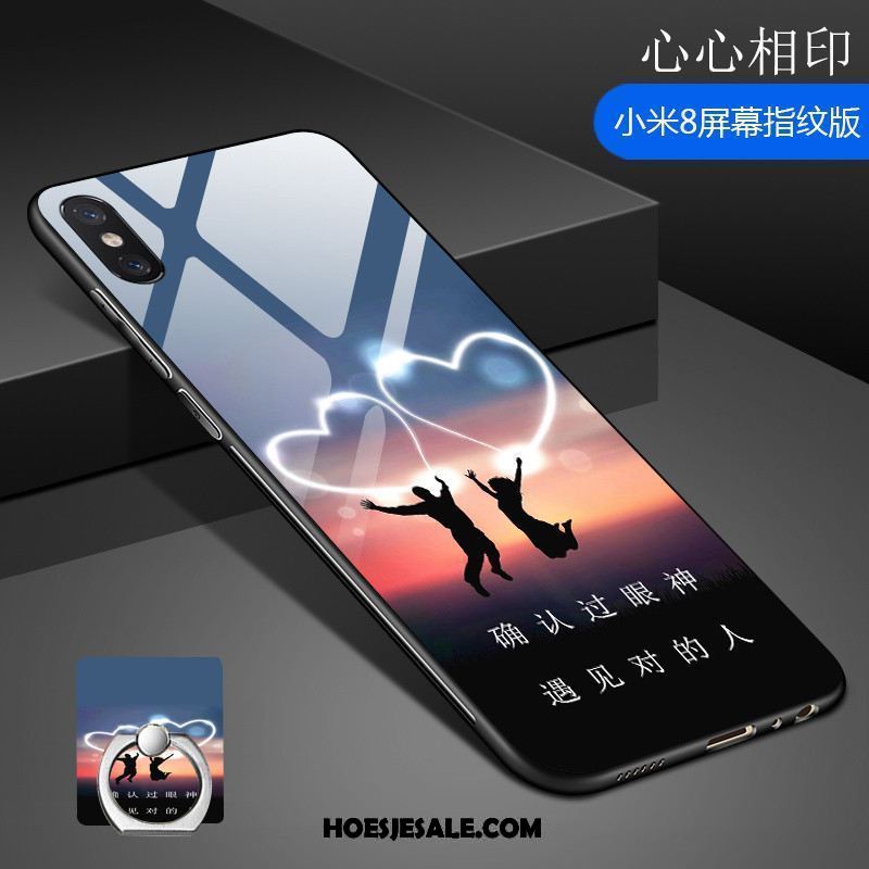 Xiaomi Mi 8 Pro Hoesje Gehard Glas Zacht Patroon Mobiele Telefoon Mini Kopen