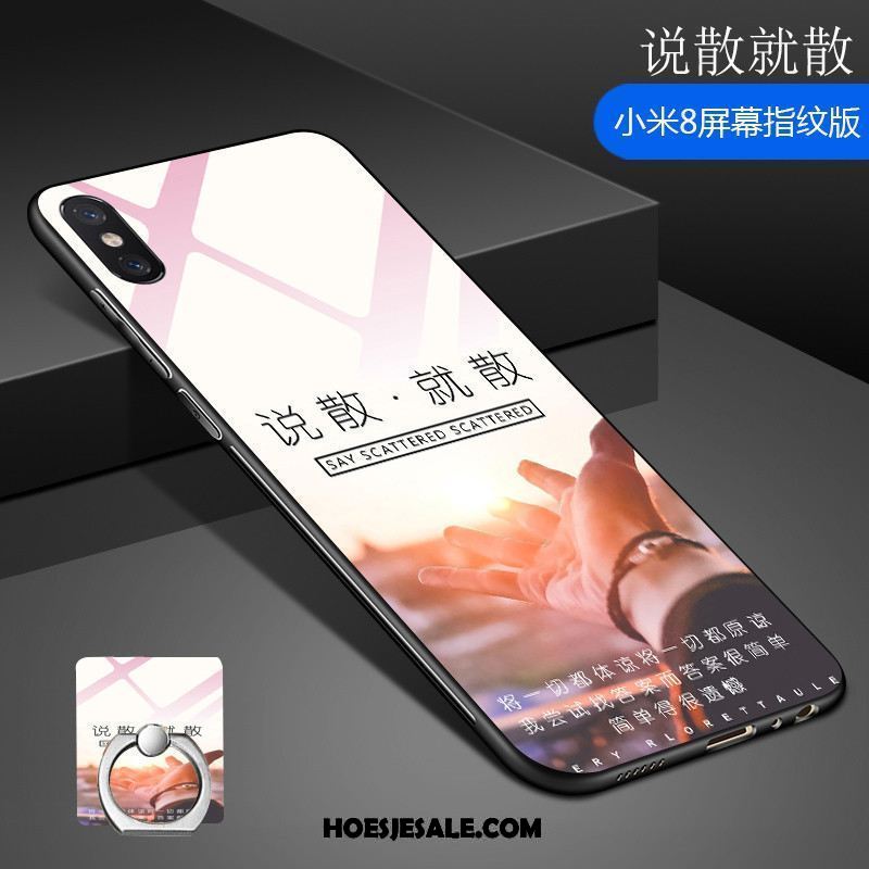 Xiaomi Mi 8 Pro Hoesje Gehard Glas Zacht Patroon Mobiele Telefoon Mini Kopen