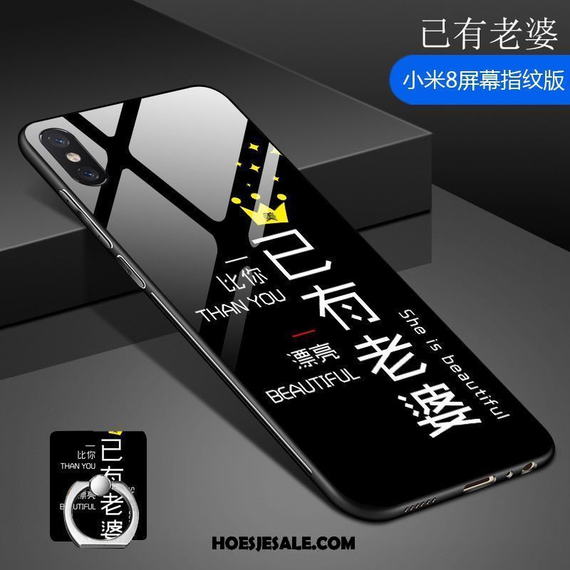 Xiaomi Mi 8 Pro Hoesje Gehard Glas Zacht Patroon Mobiele Telefoon Mini Kopen