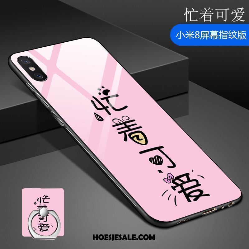 Xiaomi Mi 8 Pro Hoesje Gehard Glas Zacht Patroon Mobiele Telefoon Mini Kopen