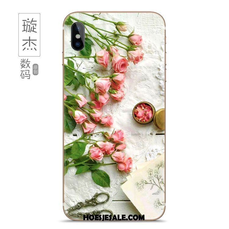 Xiaomi Mi 8 Pro Hoesje Groen Vers Bloemen Jeugd Scheppend Goedkoop