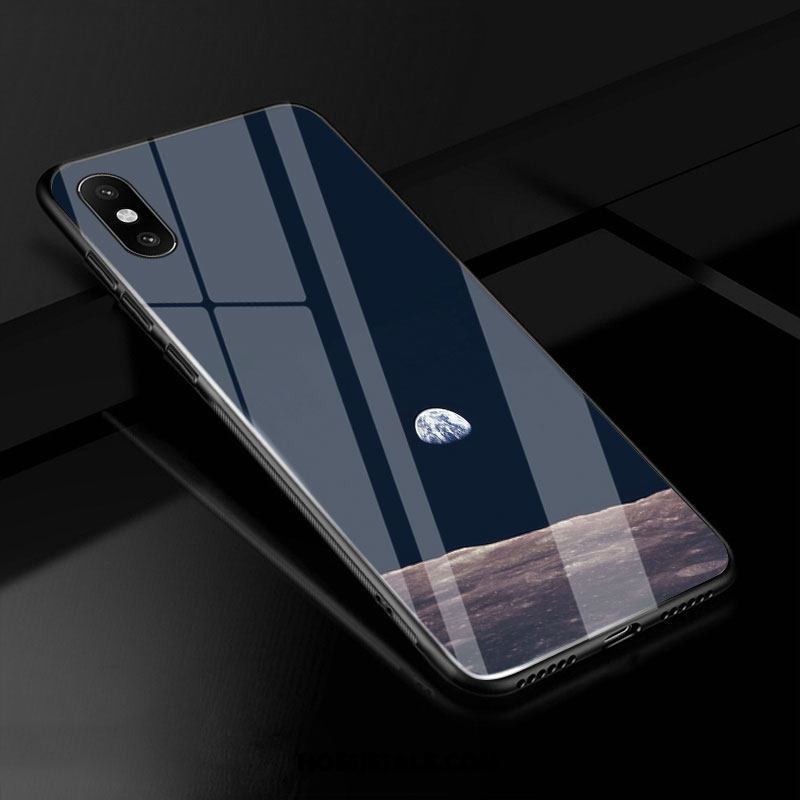 Xiaomi Mi 8 Pro Hoesje Hoes Gehard Glas Patroon All Inclusive Blauw Kopen