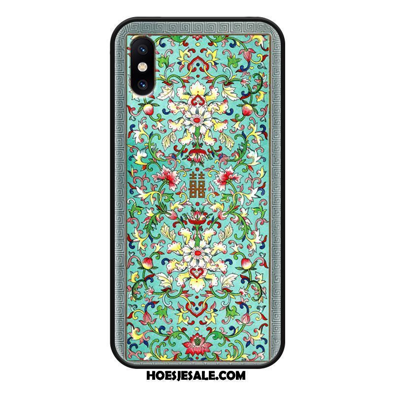 Xiaomi Mi 8 Pro Hoesje Kunst Vintage Reliëf All Inclusive Vers Korting