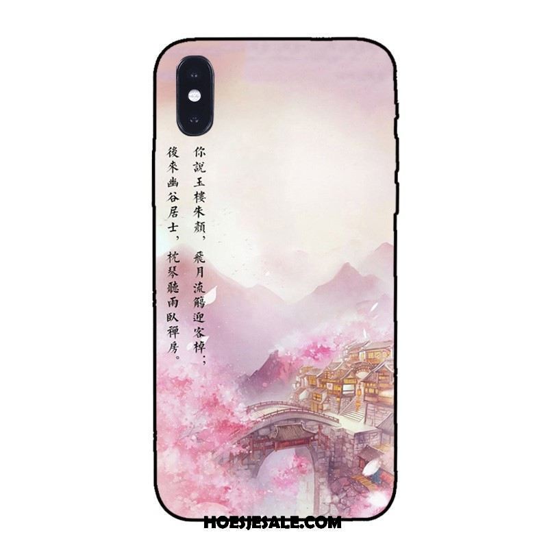 Xiaomi Mi 8 Pro Hoesje Mini Siliconen Chinese Stijl Zwart Wind Kopen