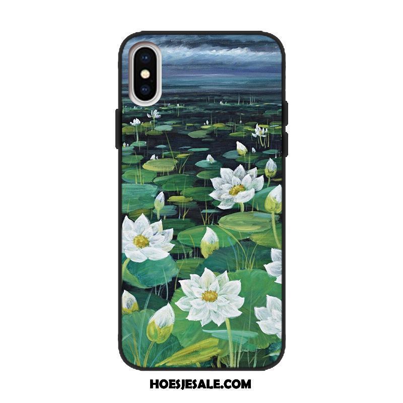 Xiaomi Mi 8 Pro Hoesje Patroon Groen Mini Olieverfschilderij Jeugd Goedkoop