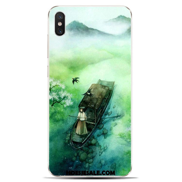 Xiaomi Mi 8 Pro Hoesje Zacht Inkt Siliconen Chinese Stijl Mobiele Telefoon Sale