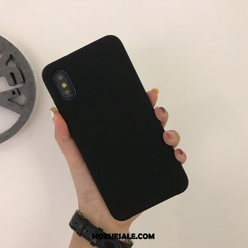 Xiaomi Mi 8 Pro Hoesje Zacht Patroon Eenvoudige Effen Kleur All Inclusive Kopen