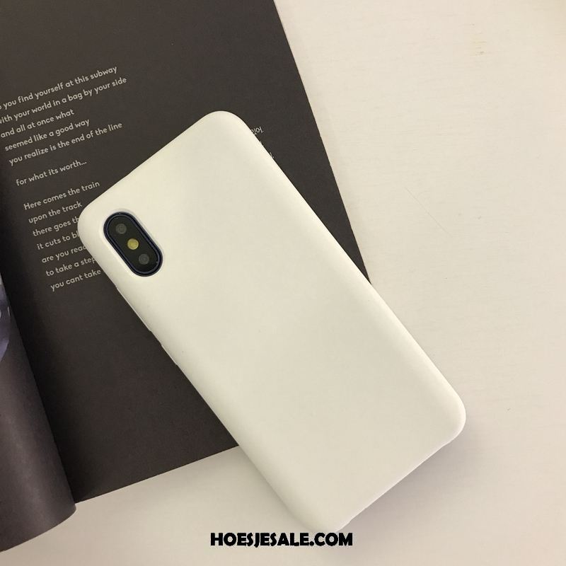 Xiaomi Mi 8 Pro Hoesje Zacht Patroon Eenvoudige Effen Kleur All Inclusive Kopen