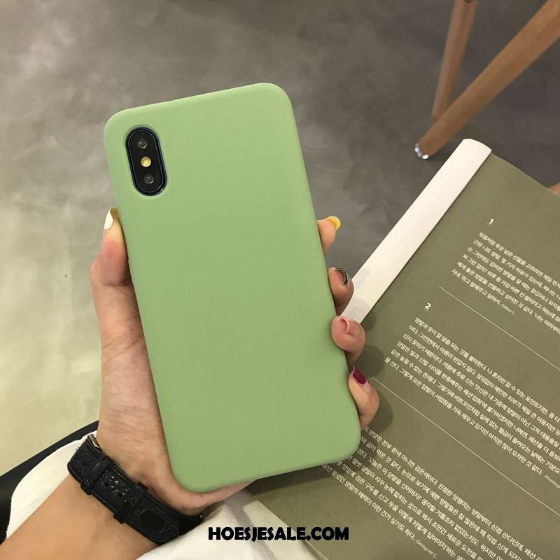 Xiaomi Mi 8 Pro Hoesje Zacht Patroon Eenvoudige Effen Kleur All Inclusive Kopen