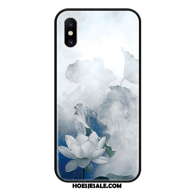 Xiaomi Mi 8 Pro Hoesje Zwart Patroon Wit Kunst Mobiele Telefoon Sale