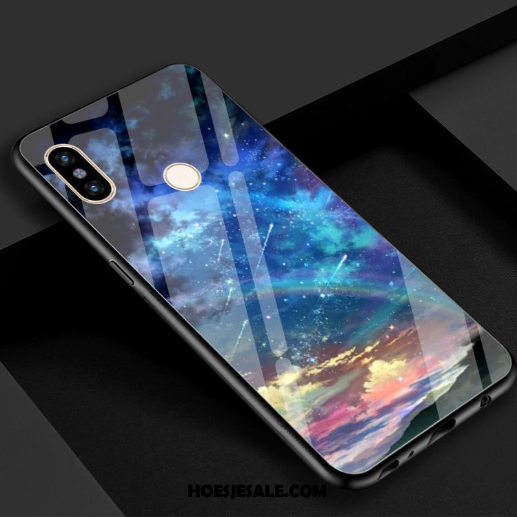 Xiaomi Mi 8 Se Hoesje Gehard Glas Ster Heelal Zwart Spiegel Korting