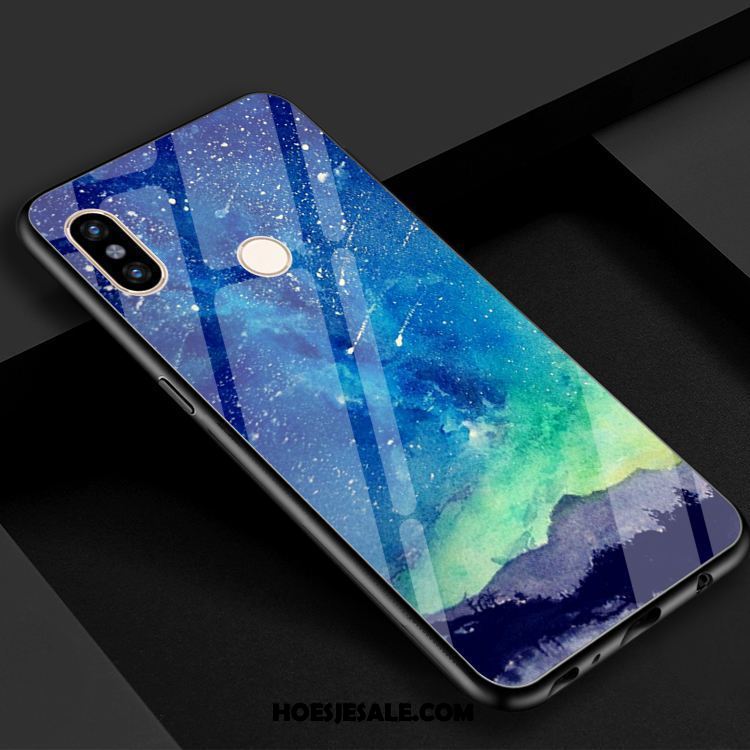 Xiaomi Mi 8 Se Hoesje Gehard Glas Ster Heelal Zwart Spiegel Korting