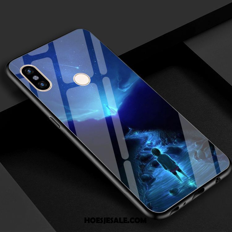 Xiaomi Mi 8 Se Hoesje Gehard Glas Ster Heelal Zwart Spiegel Korting