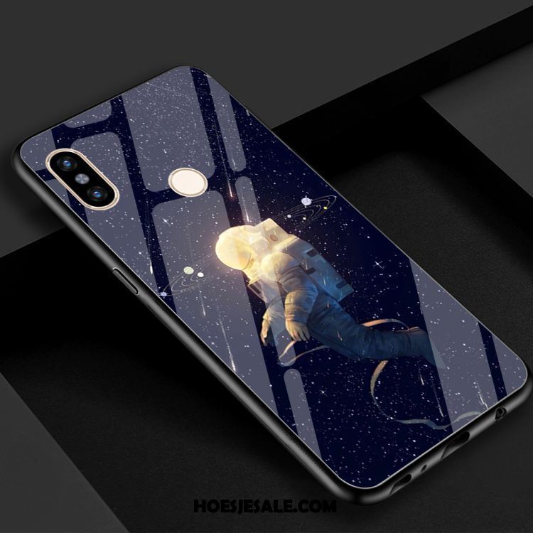 Xiaomi Mi 8 Se Hoesje Gehard Glas Ster Heelal Zwart Spiegel Korting