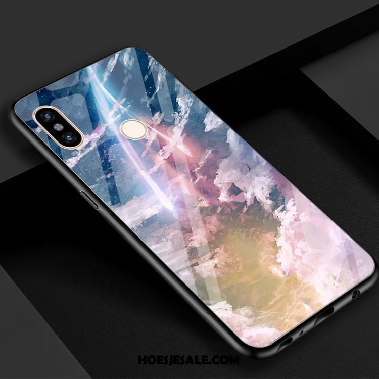 Xiaomi Mi 8 Se Hoesje Gehard Glas Ster Heelal Zwart Spiegel Korting