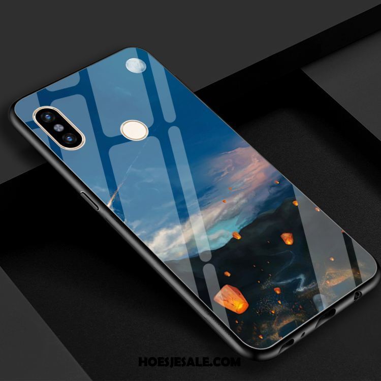 Xiaomi Mi 8 Se Hoesje Gehard Glas Ster Heelal Zwart Spiegel Korting