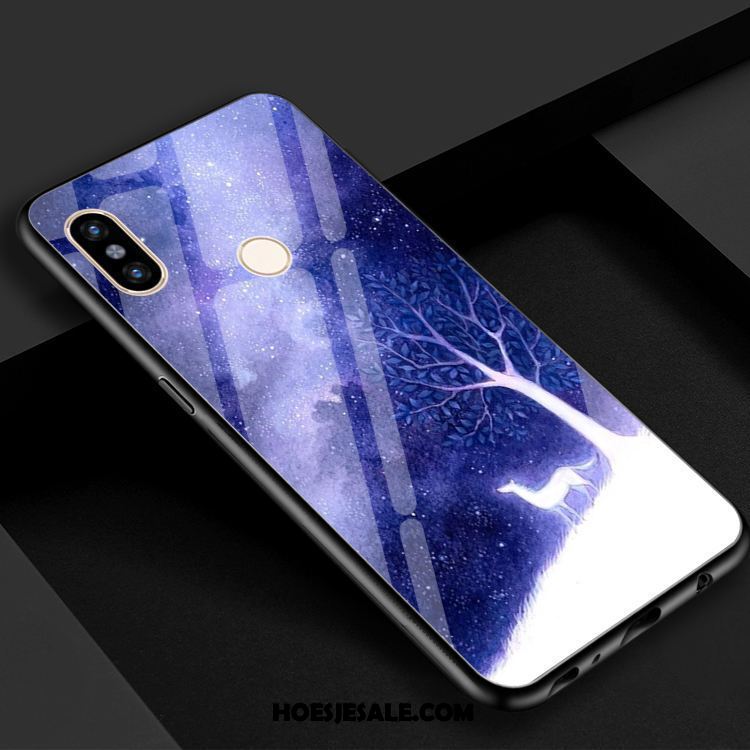 Xiaomi Mi 8 Se Hoesje Gehard Glas Ster Heelal Zwart Spiegel Korting